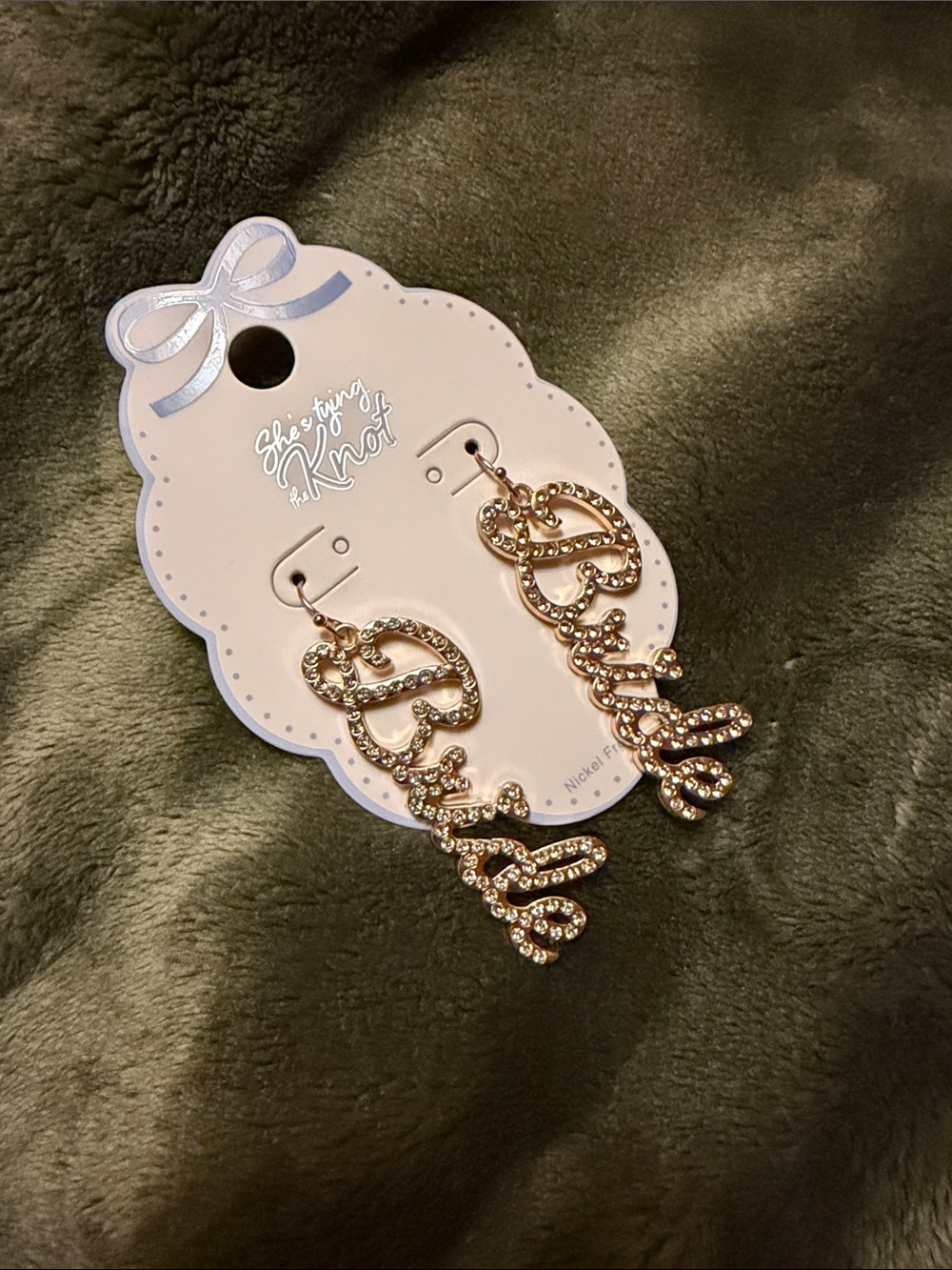 Bride earrings